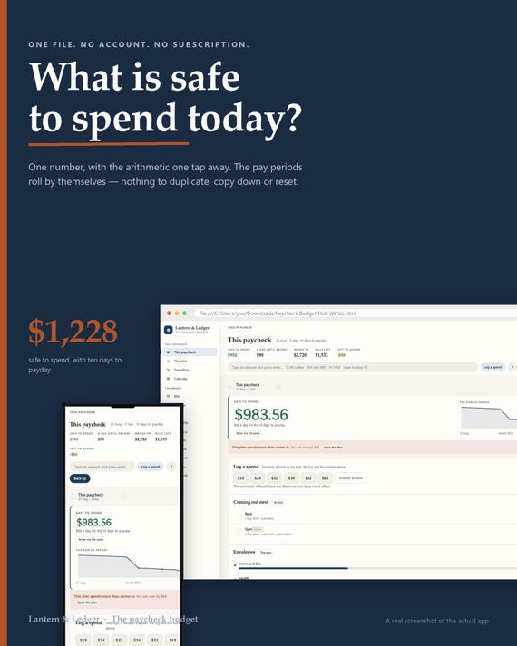 Paycheck Budget Planner App, Biweekly Envelope Budget, Debt Payoff Plan (Digital Download)